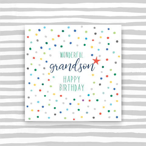 Wonderful Grandson Happy Birthday (P25)