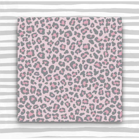 Giftwrap - Leopard print large Pink (WR53)