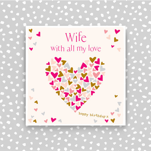 Happy Birthday Wife - Heart (CB201)