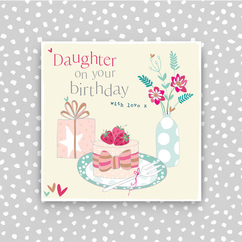 Happy Birthday Daughter - Cake and present (CB203)