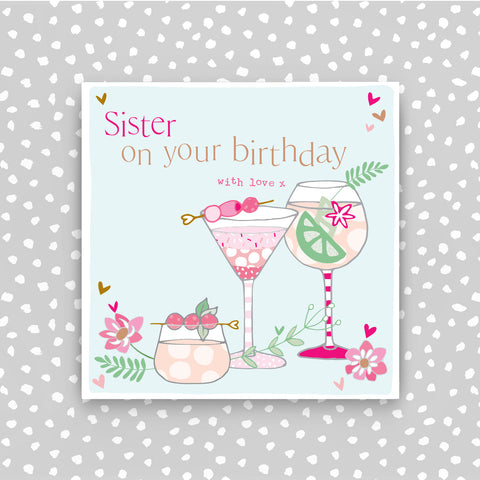 Happy Birthday Sister - Cocktails (CB205)