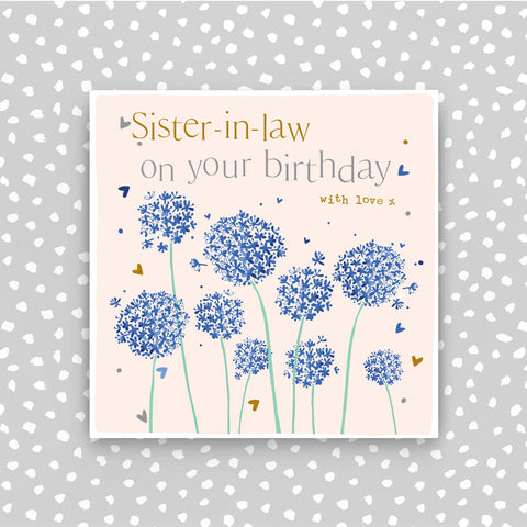 Happy Birthday Sister-in-law - Alliums (CB206)