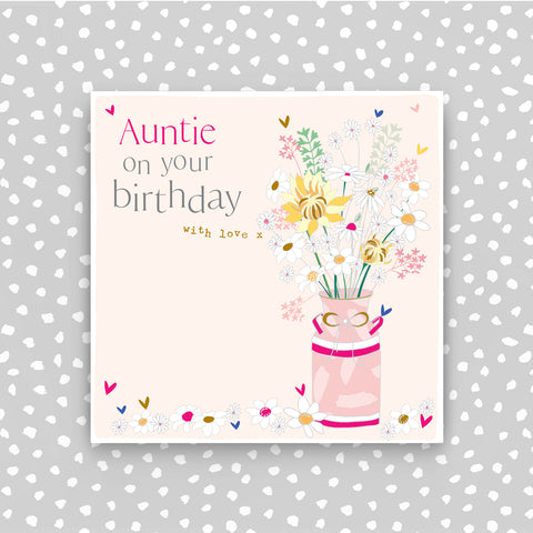 Happy Birthday Auntie - Flowers (CB209)
