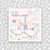 To the Happy Couple Wedding Greeting Card (CB219)