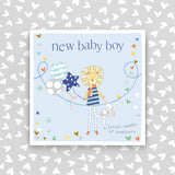New Baby Boy Greeting Card (CB230)