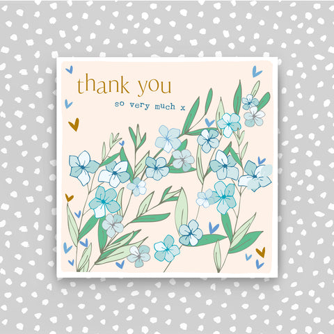 Thank you - so very much Greeting Card (CB252)