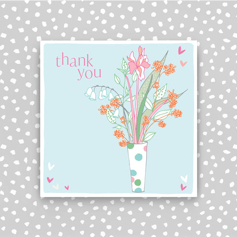 Thank you - flowers Greeting Card (CB253)