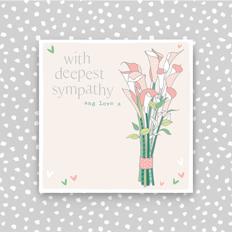 with deepest sympathy and love Greeting Card (CB258)