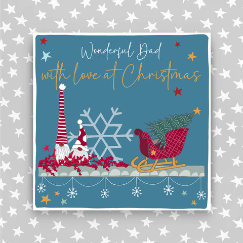 Dad - With a love at Christmas greeting card (CC03)