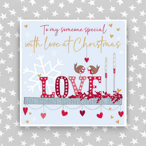 To my someone special - With a love at Christmas greeting card (CC06)