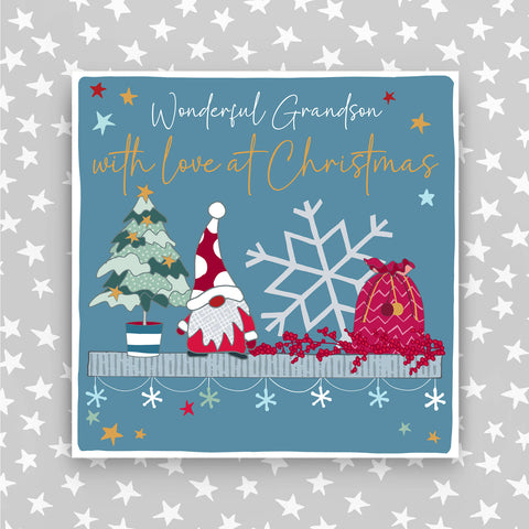 Grandson - With a love at Christmas greeting card (CC11)