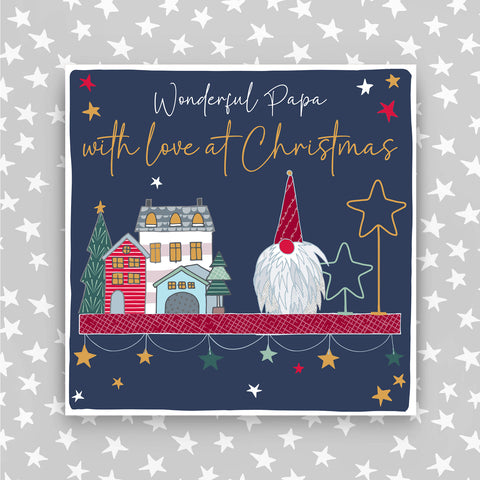 Papa - With a love at Christmas greeting card (CC16)
