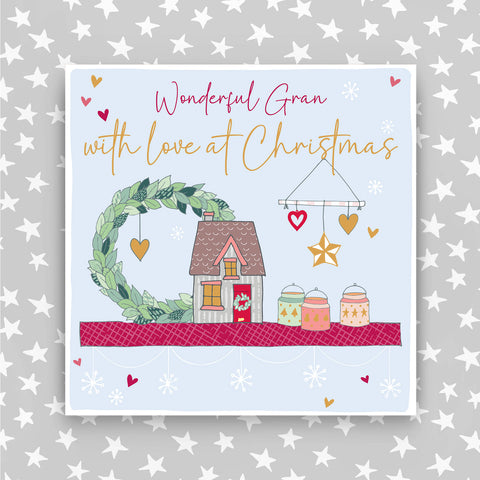 Gran - With a love at Christmas greeting card (CC19)