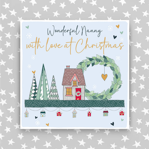 Nanny - With a love at Christmas greeting card (CC21)