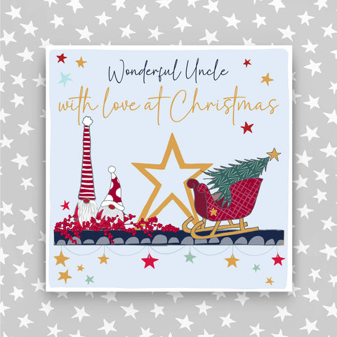 Uncle - With a love at Christmas greeting card (CC32)
