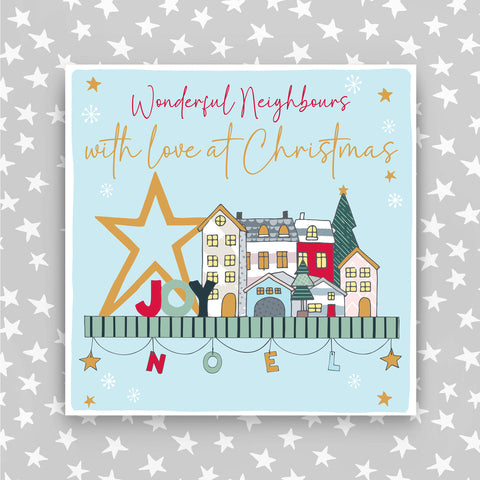 Wonderful Neighbours - With a love at Christmas greeting card (CC40)