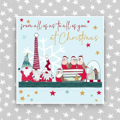 From all of us to all of you at Christmas greeting card (CC41)