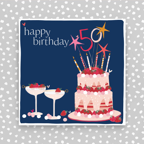 50th Birthday Card (FB174)