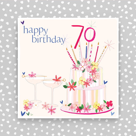 70th Birthday Card (FB176)