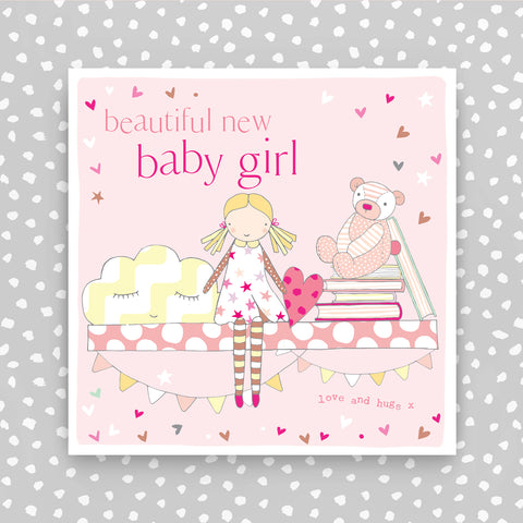 New Baby Girl Card (FB204)