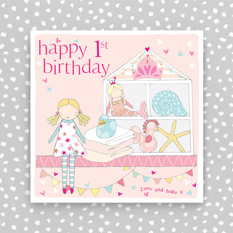 Happy 1st Birthday - Pink (FB208)