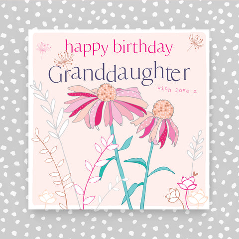 Happy Brithday Granddaughter with love Greeting Card (FB269)
