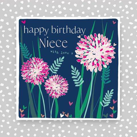 Happy Birthday Niece with love Greeting Card (FB271)