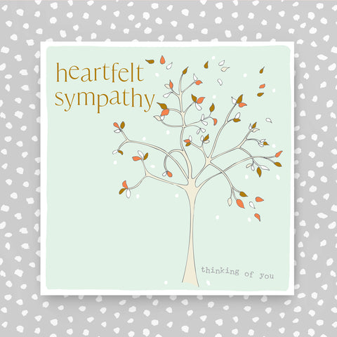 Heartfelt Sympathy -  thinking of you Greeting Card (FB272)