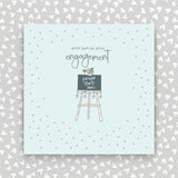 With love on your Engagement greeting card (GR19)