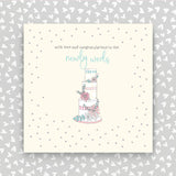 Congratulations on the newly weds greeting card (GR21)