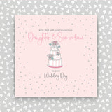 Daughter and Son-in-law on your Wedding day greeting card (GR22)