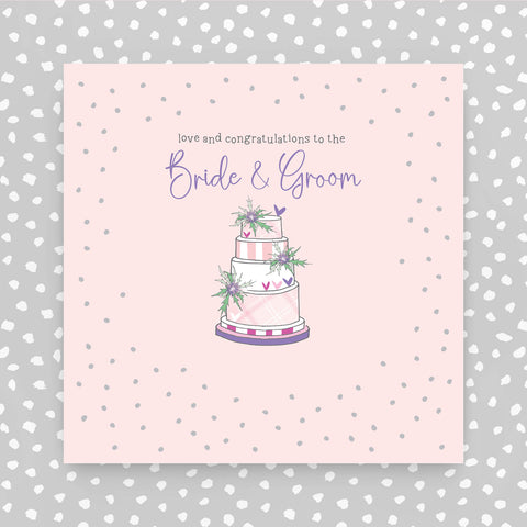 Scottish - Wee congratulations to the Bride & Groom greeting card (GR37)