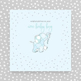 Scottish - Congratulations on your wee baby boy greeting card (GR39)