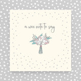 Scottish - A wee note to say greeting card (GR44)