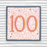 Female Aged 100 Birthday Card (HH54)