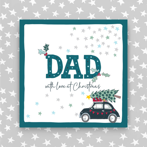 Dad - With a love at Christmas greeting card (JH02)