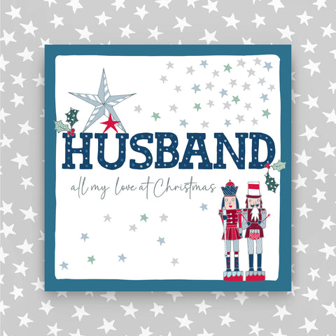Husband - All my love at Christmas greeting card (JH06)