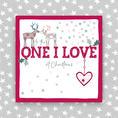 To the One I Love at Christmas greeting card (JH08)