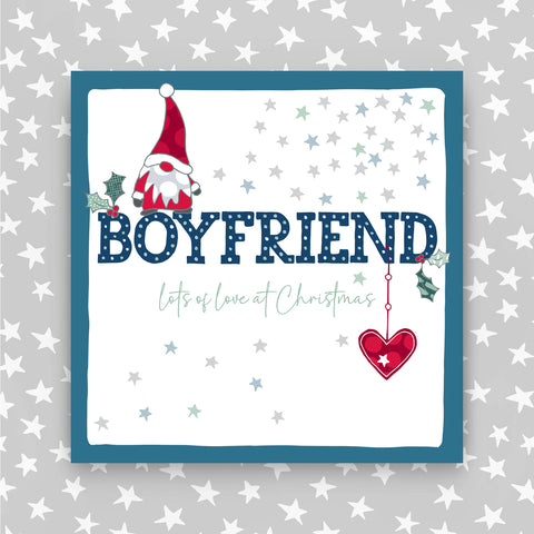 Boyfriend - Lots of love at Christmas greeting card (JH22)