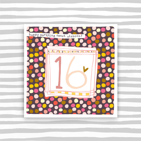 Girl 16th Birthday Card (LF13)