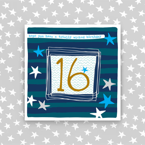 Boy 16th Birthday Card (LF89)