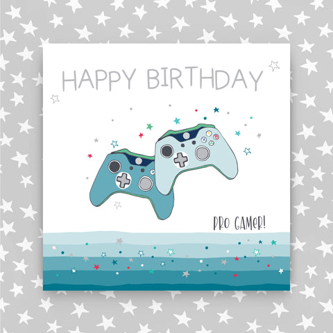 Male Happy Birthday Pro Gamer Greeting card (MA24)