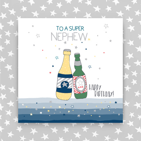 Nephew Happy Birthday - Beers Greeting Card (MA42)