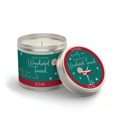 Wonderful friend - Mulled Wine Scented Candle (MMCAN17)