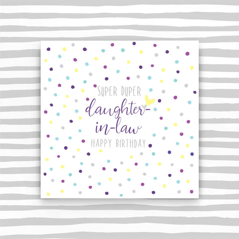 Super Duper Daughter In Law Happy Birthday (P57)