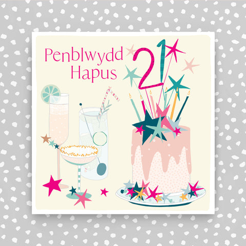 Welsh - 21 Penblwydd Hapus (Happy 21st Birthday) (PER23)