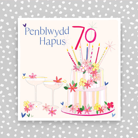 Welsh - 70 Penblwydd Hapus (Happy 70th Birthday) (PER28)
