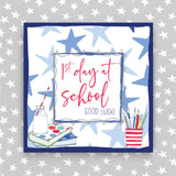 1st Day at School - Blue Stars (TF06)