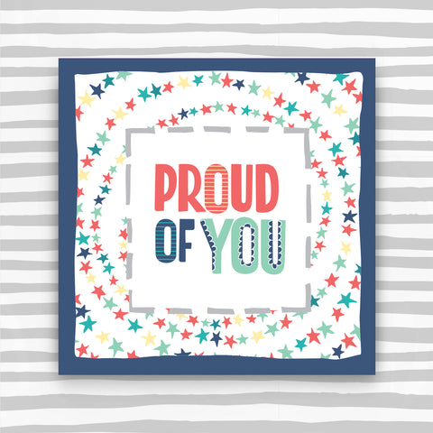 Proud Of You Greeting Card (TF132)
