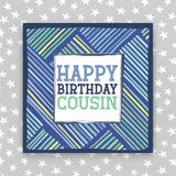 Happy Birthday Cousin - Navy (TF65)